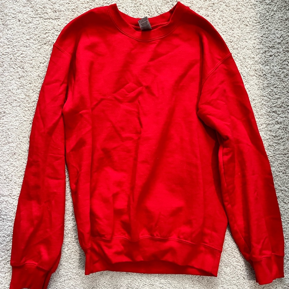 Red sweatshirt